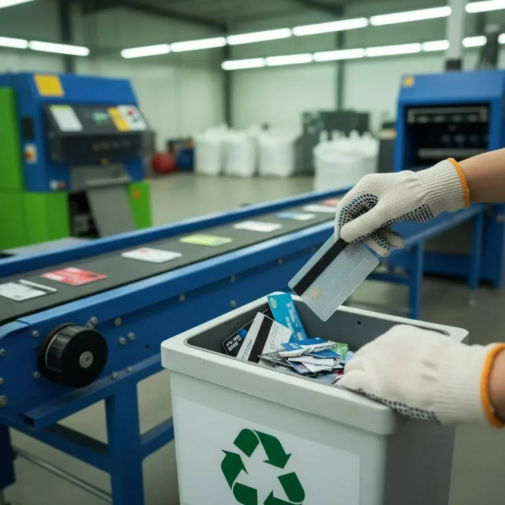 How We Manage Plastic Card Disposal