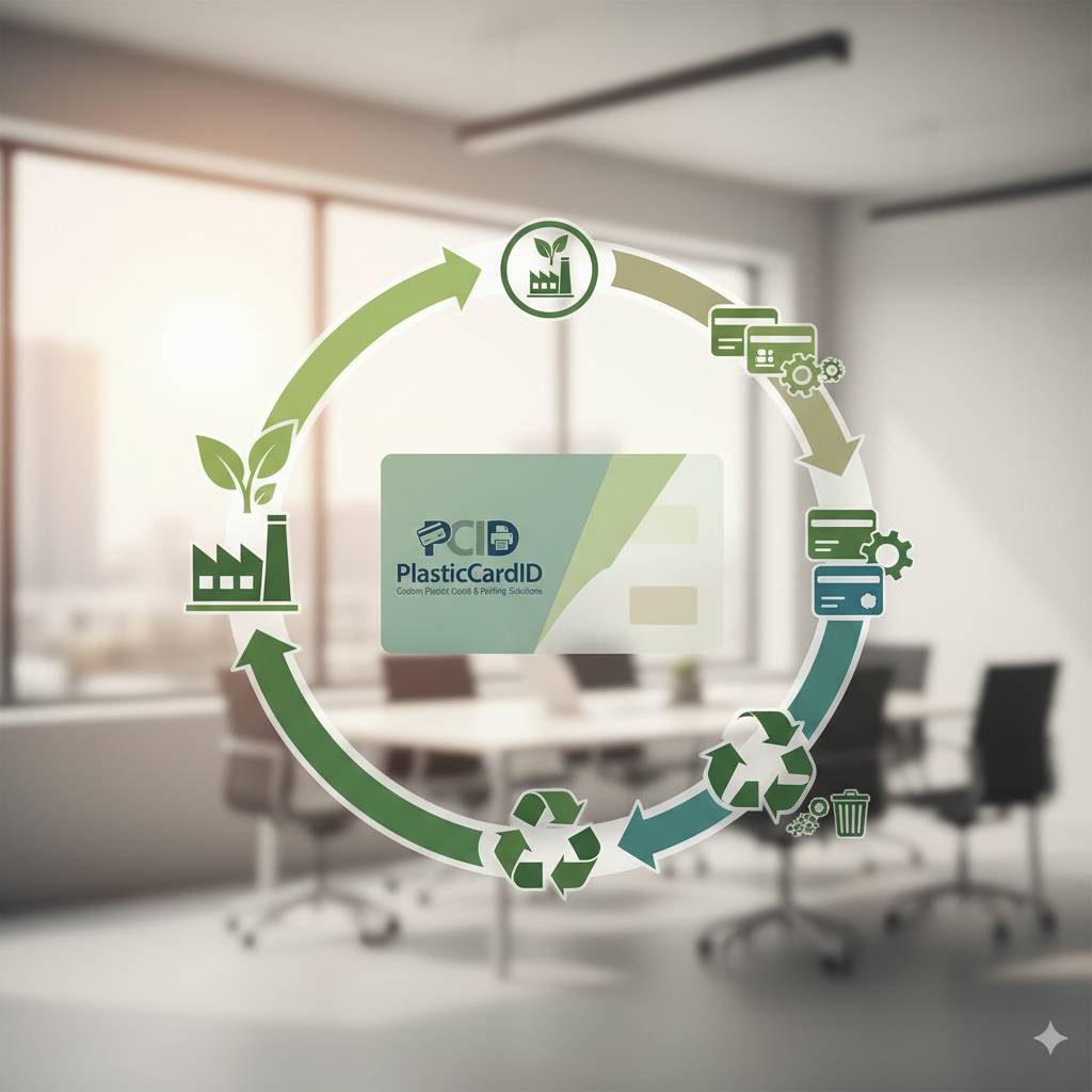 Plastic Card ID 's Approach to Efficient Usage and Waste Reduction