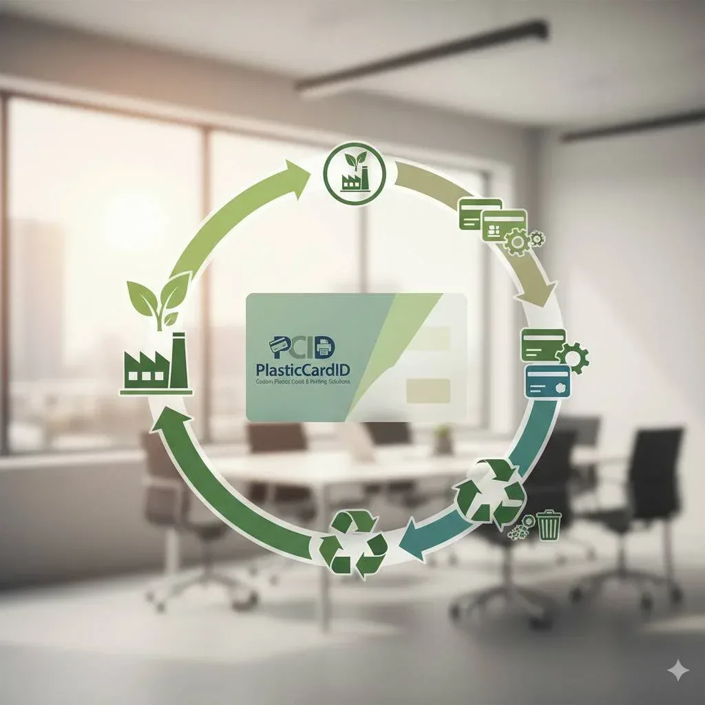 Plastic Card ID 's Approach to Efficient Usage and Waste Reduction