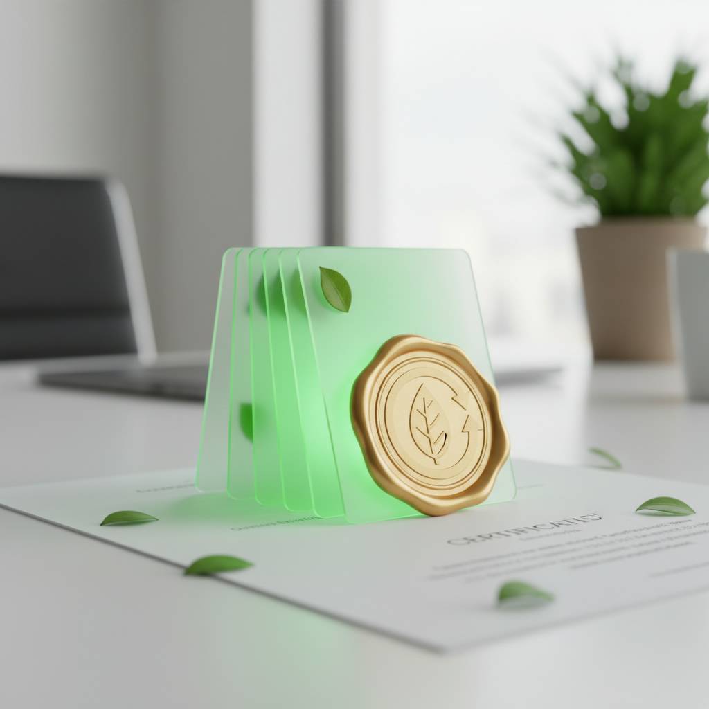 Elevating Your Brand with Certified Green Plastic Cards