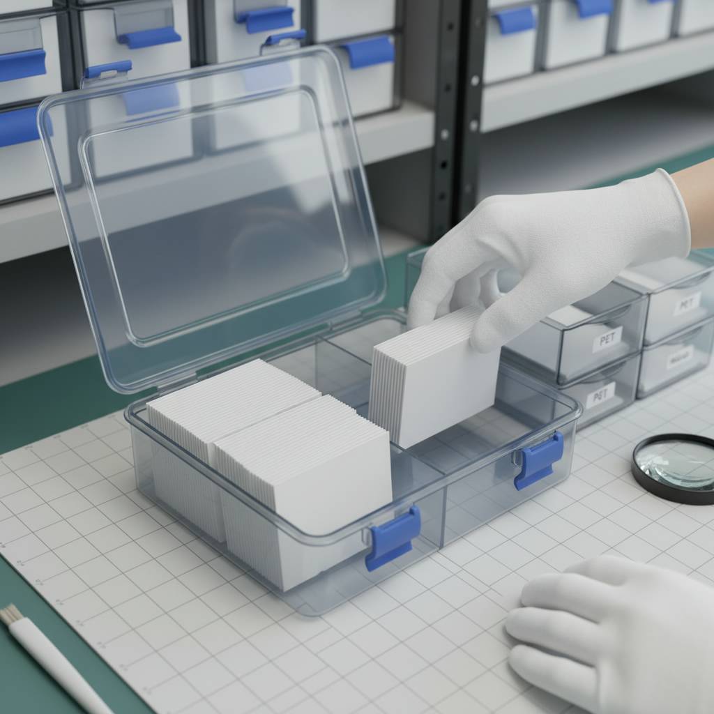 Handling and Organizing Your Blank Plastic Cards