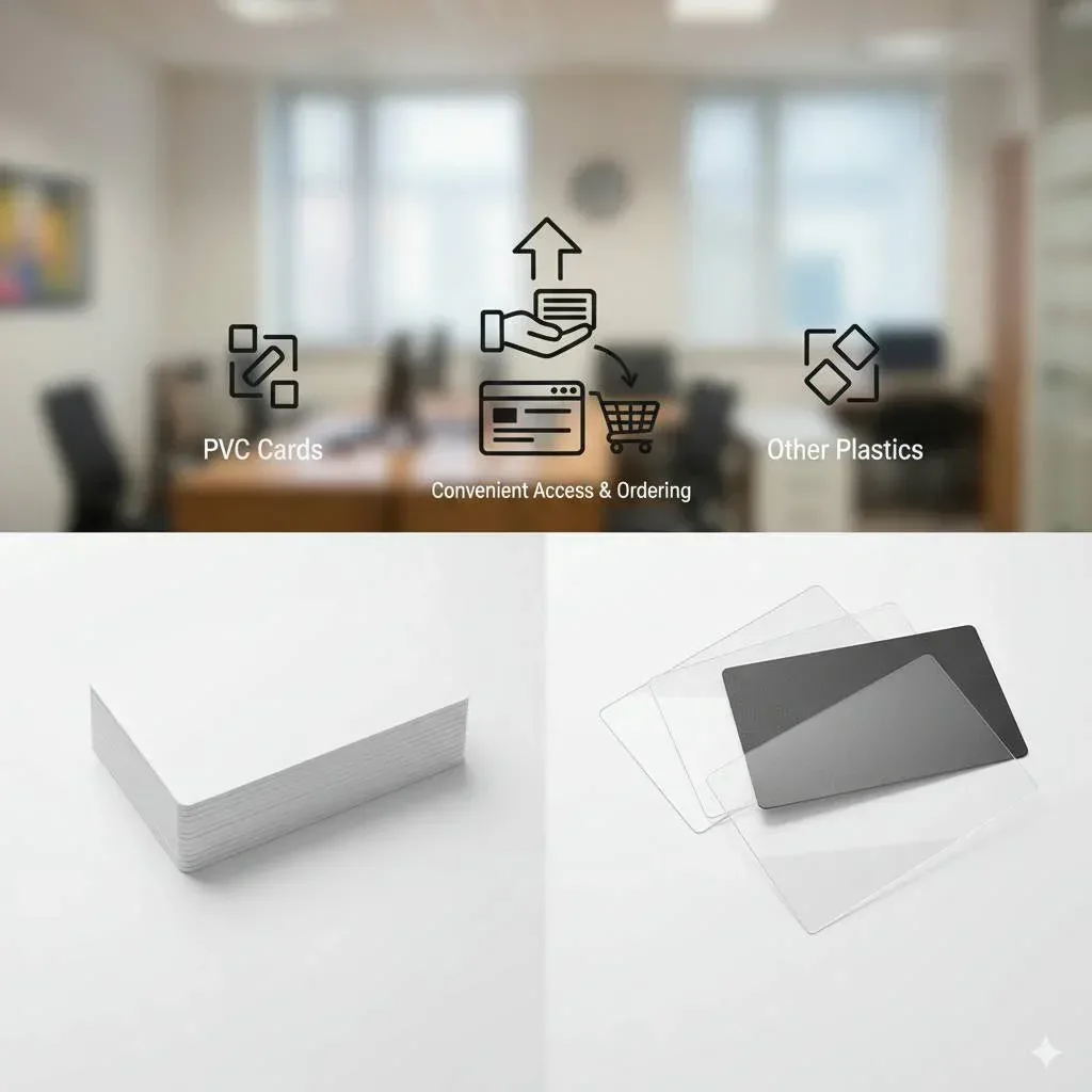 Convenient Access and Ordering from Plastic Card ID