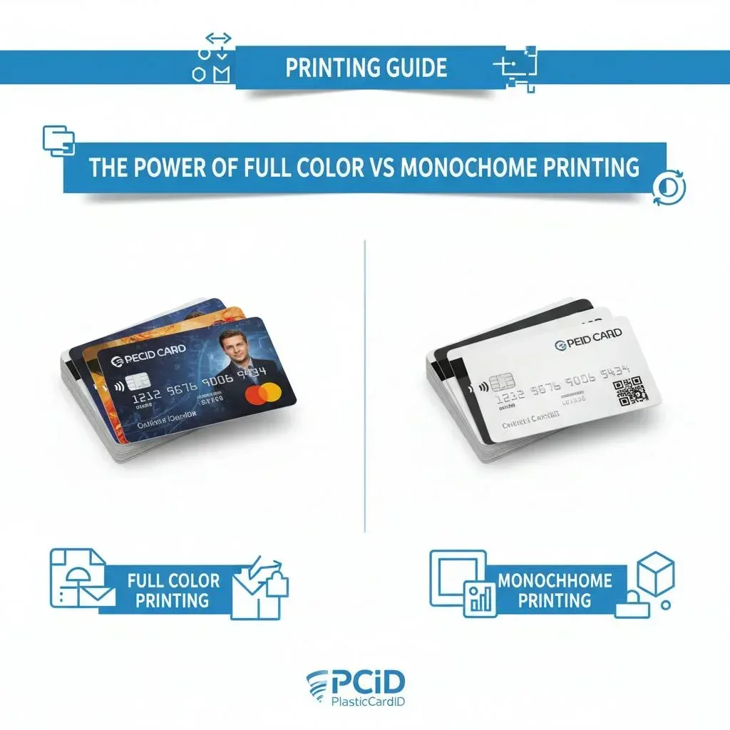 Welcome to Plastic Card ID : The Power of Full Color vs Monochrome Printing