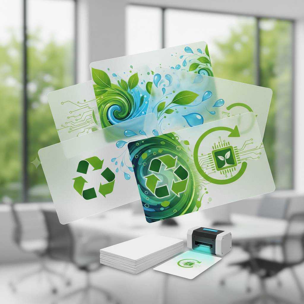 Plastic Card ID  Stands for Sustainability