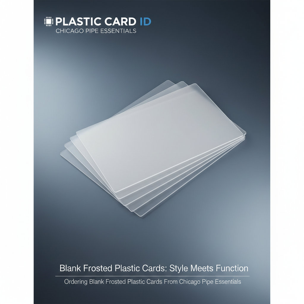 Ordering Blank Frosted Plastic Cards From Chicago Pipe Essentials